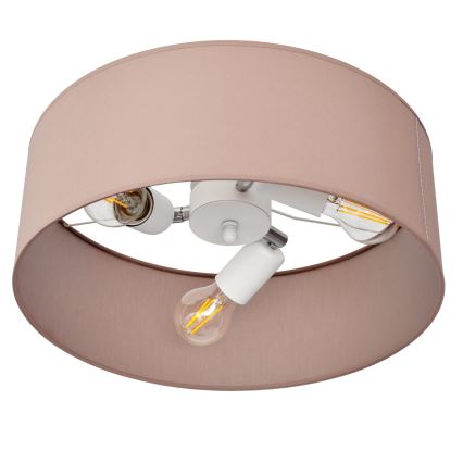 Полилей ALBA 3xE27/15W/230V розов