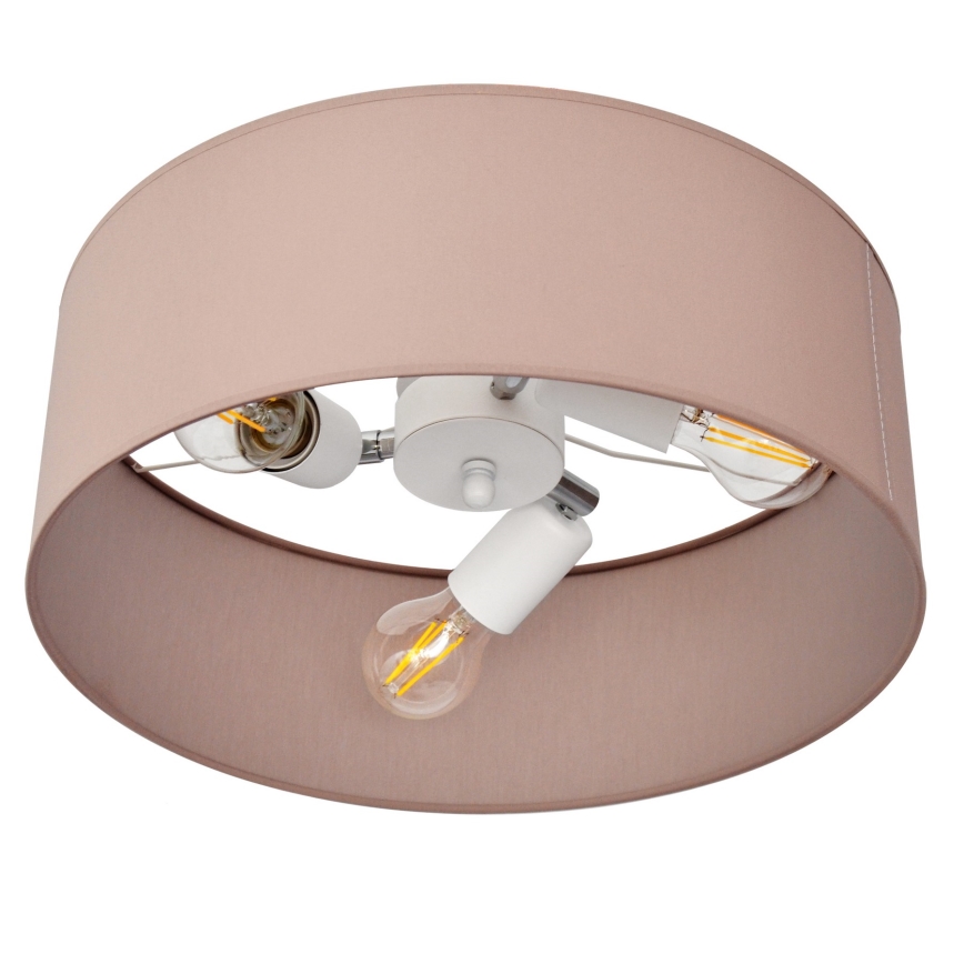 Полилей ALBA 3xE27/15W/230V розов