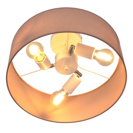 Полилей ALBA 3xE27/15W/230V розов