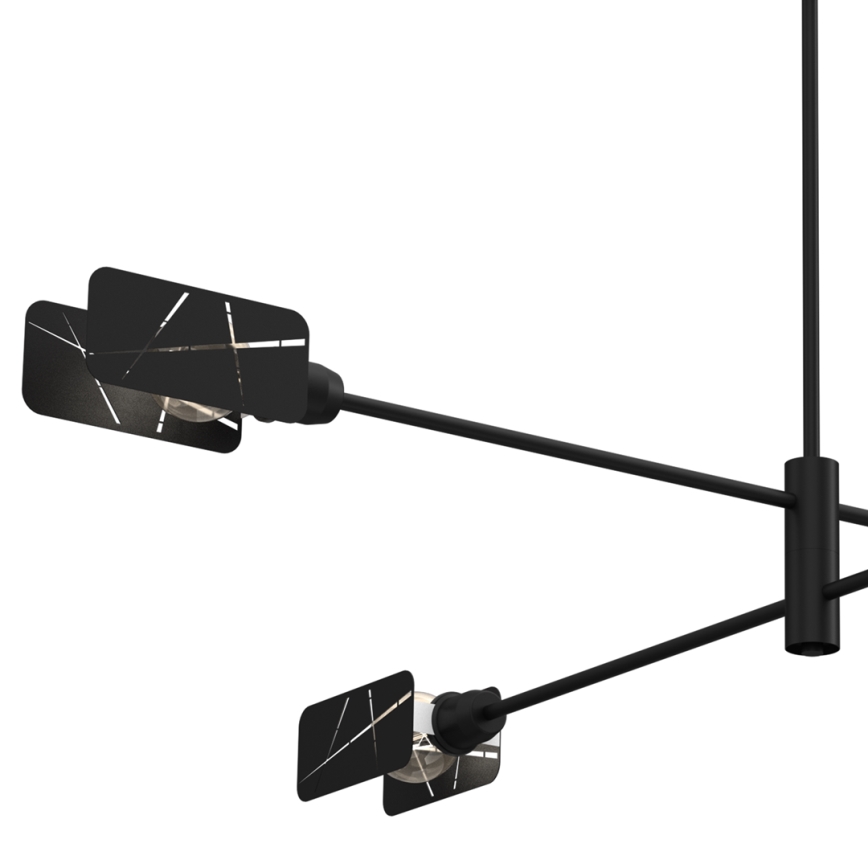 Полилей ASTRA 4xE27/60W/230V черен