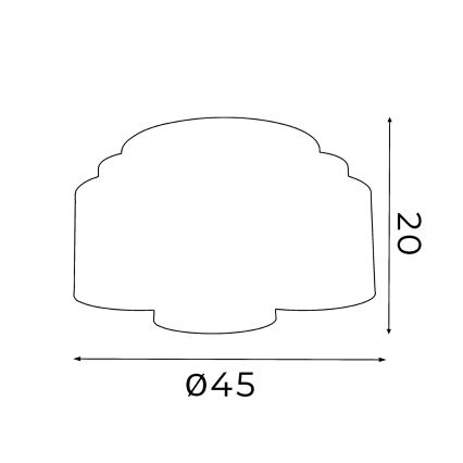 Полилей FRODI 3xE27/60W/230V черен