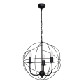 Полилей GLOBE 3 3xE14/60W черна