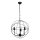 Полилей GLOBE 3 3xE14/60W черна