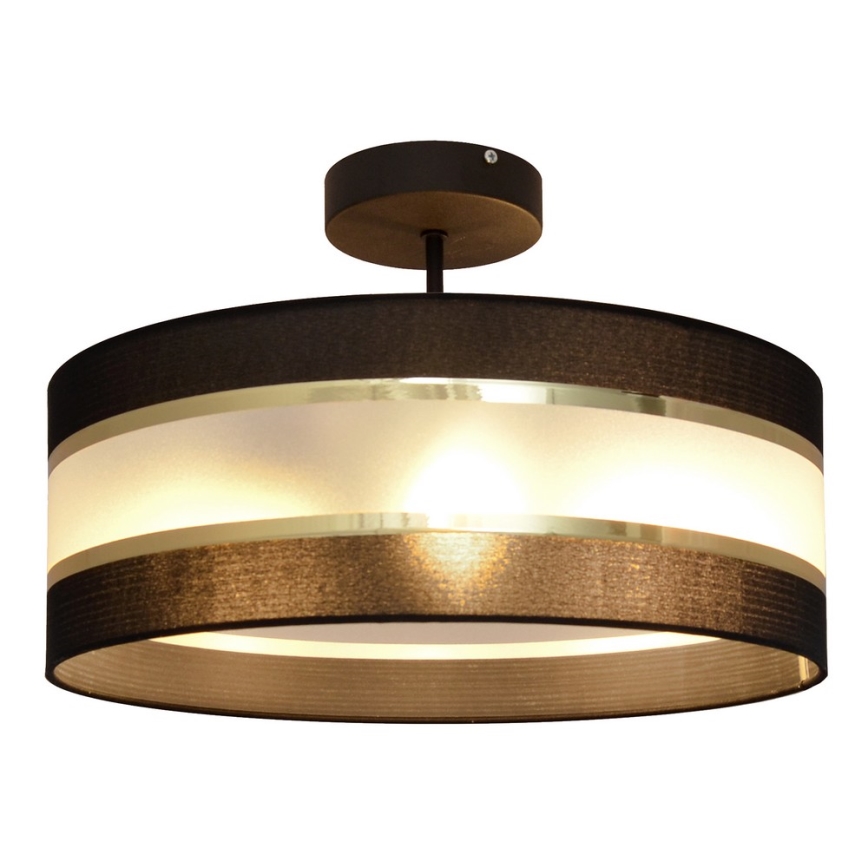 Полилей HELEN 3xE27/15W/230V черен/златист