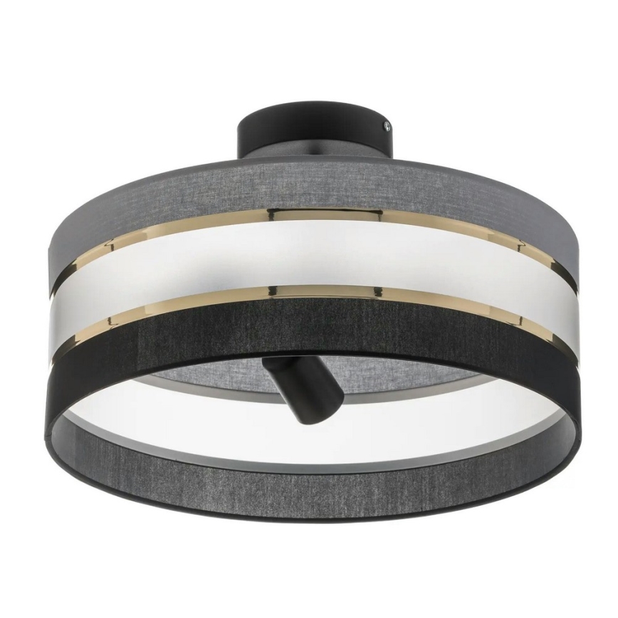 Полилей HELEN 3xE27/15W/230V черен/зис/златист