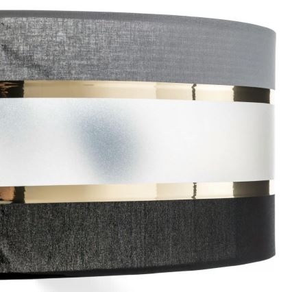 Полилей HELEN 3xE27/15W/230V черен/зис/златист