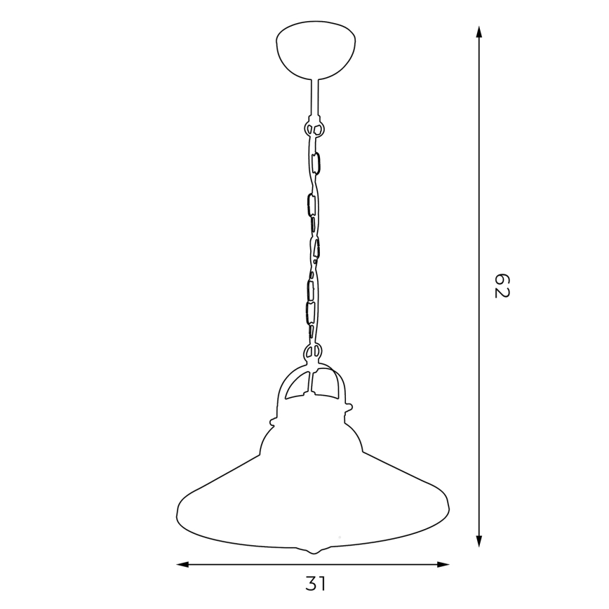 Полилей IRON 1 1xE27/60W черна