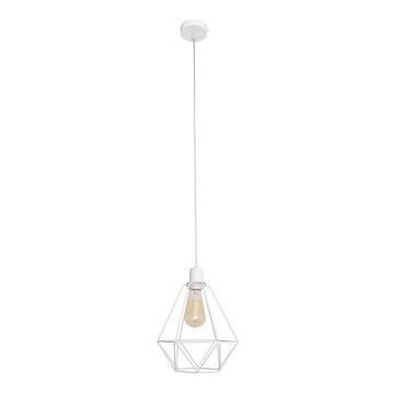 Полилей KARO 1xE27/15W/230V бяла