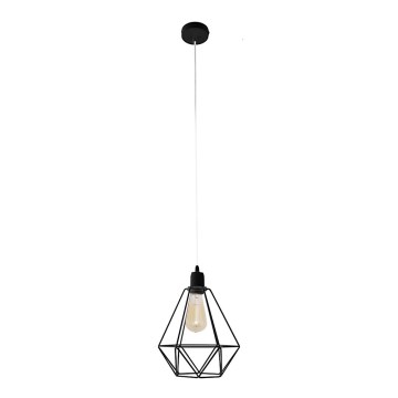 Полилей KARO 1xE27/15W/230V черна