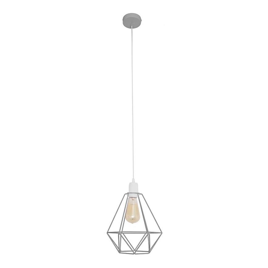 Полилей KARO 1xE27/15W/230V сива