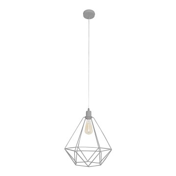 Полилей KARO LARGE 1xE27/15W/230V сива