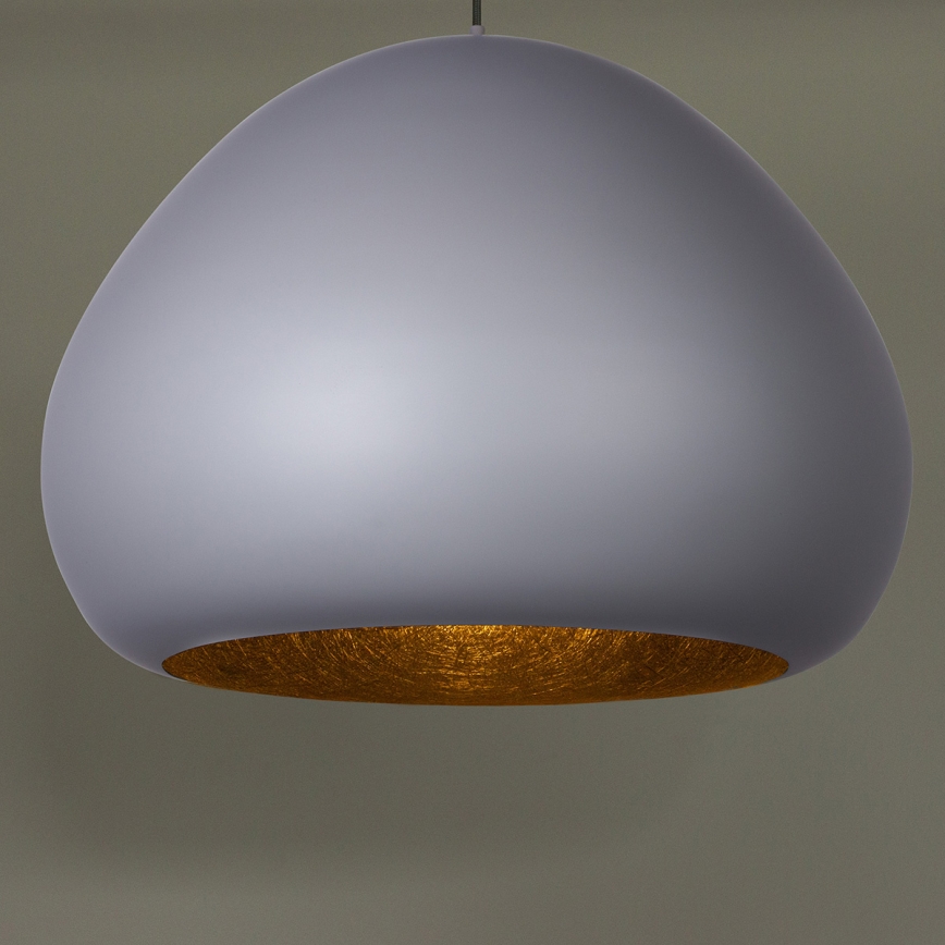 Полилей на кабел LAVA 1xE27/15W/230V сив/черен