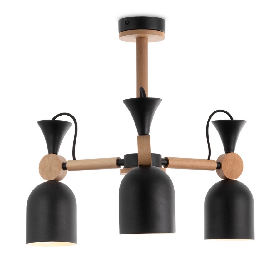 Полилей на пръчка MONTE 3xE27/60W/230V