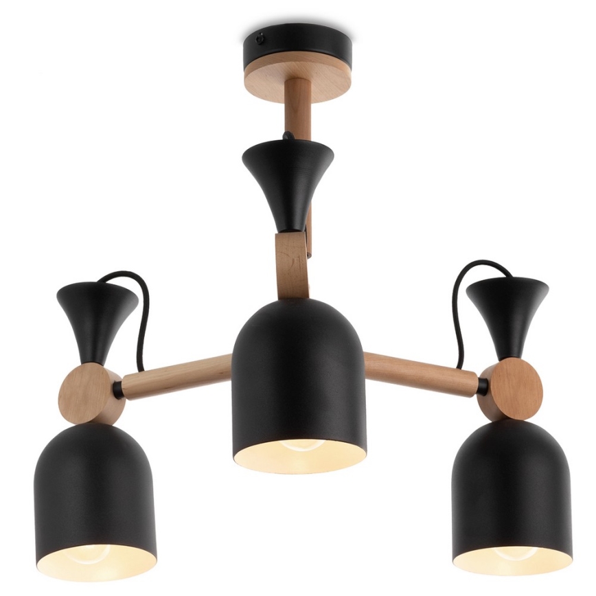 Полилей на пръчка MONTE 3xE27/60W/230V