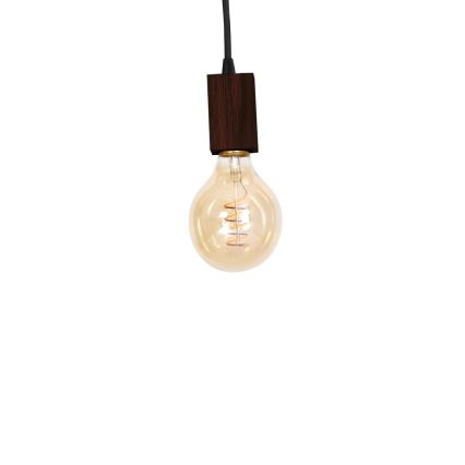 Полилей на пръчка JACK 3xE27/40W/230V кафява дърво