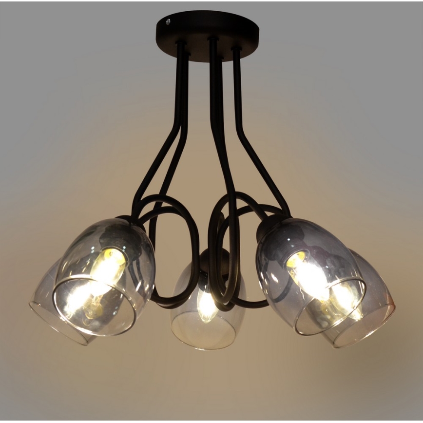 Полилей на пръчка MARIETTA 5xE27/15W/230V