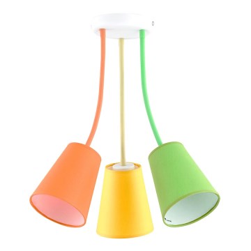 Полилей на пръчка WIRE COLOUR 3xE27/60W/230V