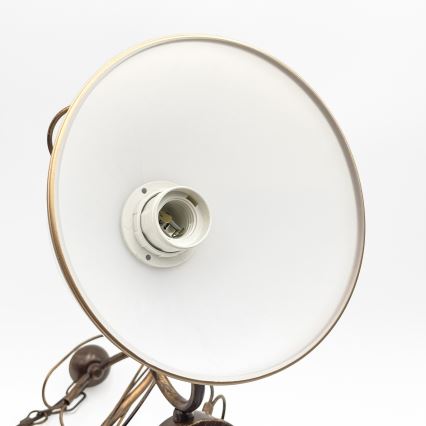 Полилей на прът COBRA 3xE27/60W/230V бронз/патина