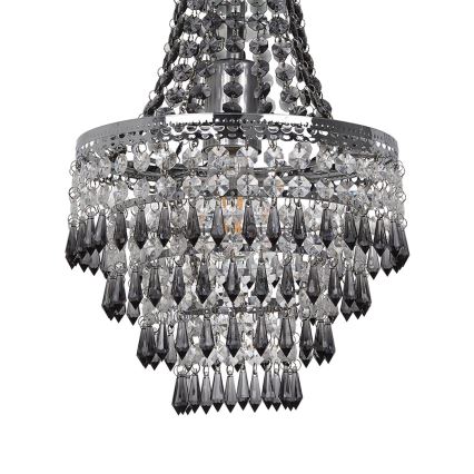 Полилей на прът GEMMA 1xE27/60W/230V, диаметър 23 см