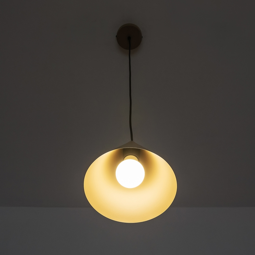 Полилей на шнур ETNA II 1xE27/15W/230V Ø 18,5 см бежов