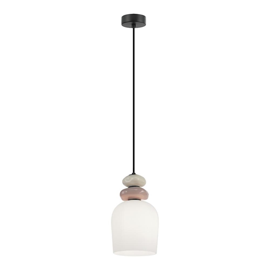 Полилей на шнур VALISIA 3xE27/40W/230V бежов/маслинен
