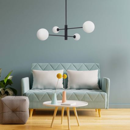 Полилей на штанга DORADO 4xG9/40W/230V черен