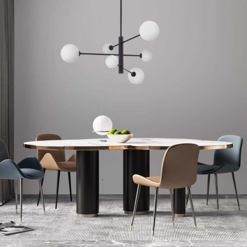 Полилей на тръба DORADO 6xG9/40W/230V черен