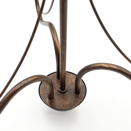 Полилей на верига ANTON 3xE14/15W/230V бронзов