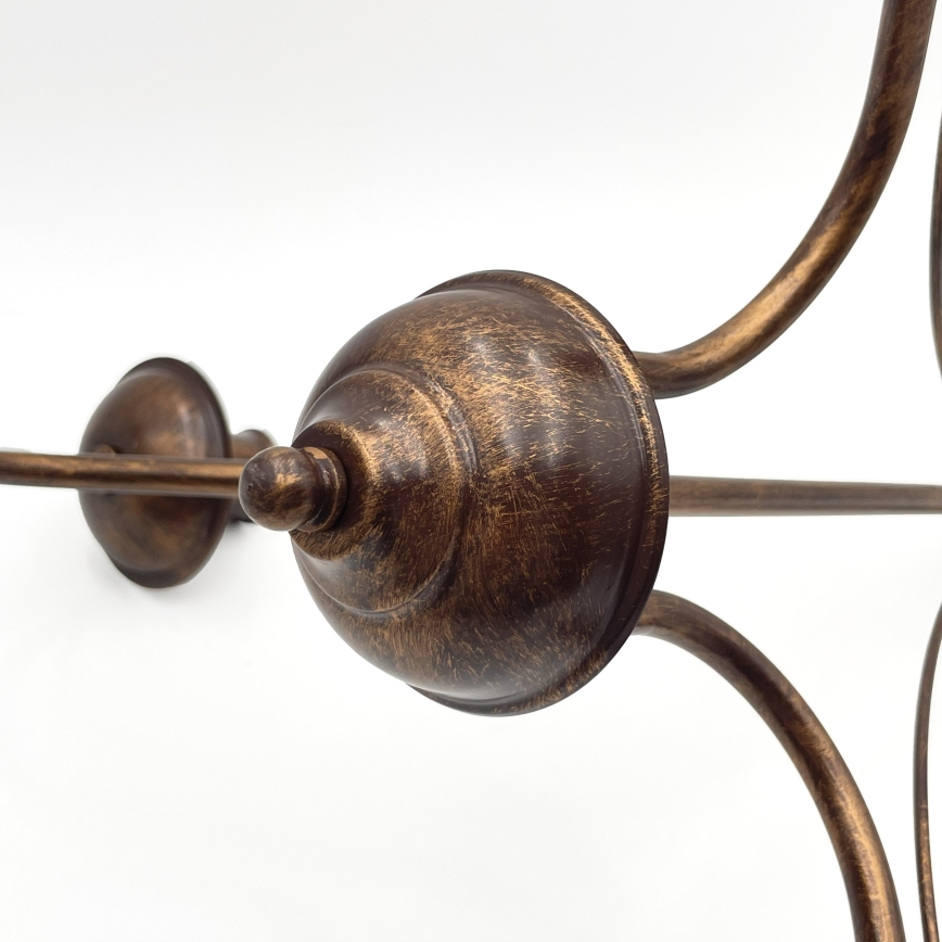 Полилей на верига ANTON 3xE14/15W/230V бронзов