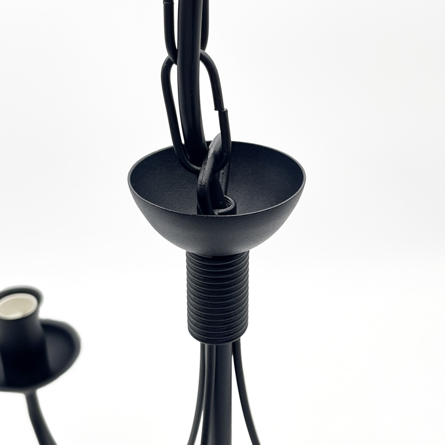 Полилей на верига ANTON 3xE14/15W/230V черен