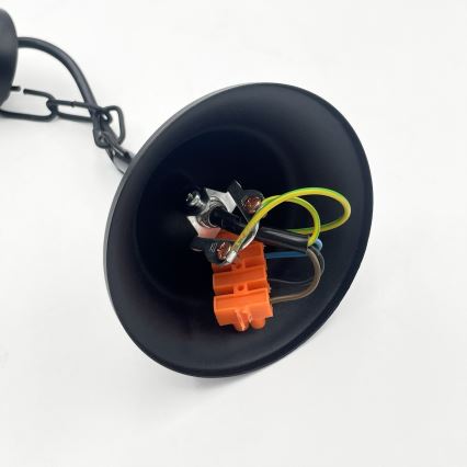 Полилей на верига ANTON 3xE14/15W/230V черен