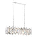 Полилей на верига CRYSTALLINE 13xE14/40W/230V лъскав хром