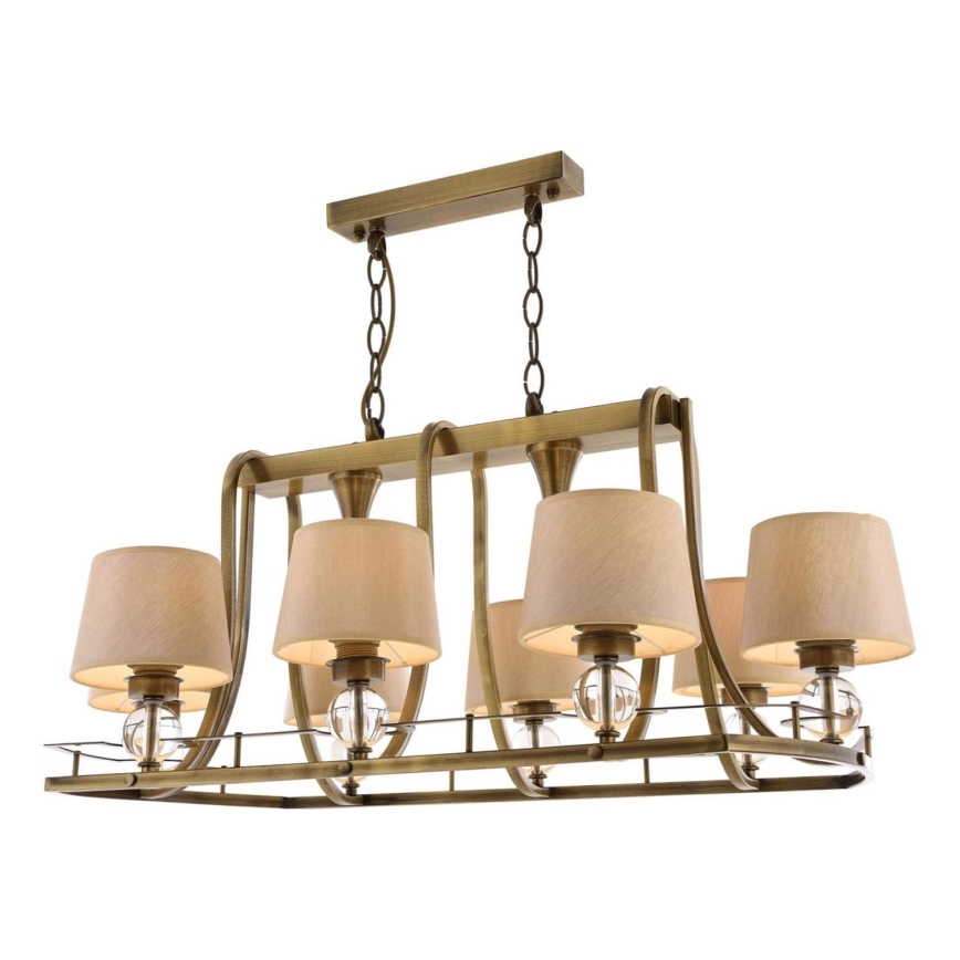 Полилей на верига NARA 6xE27/40W/230V месинг