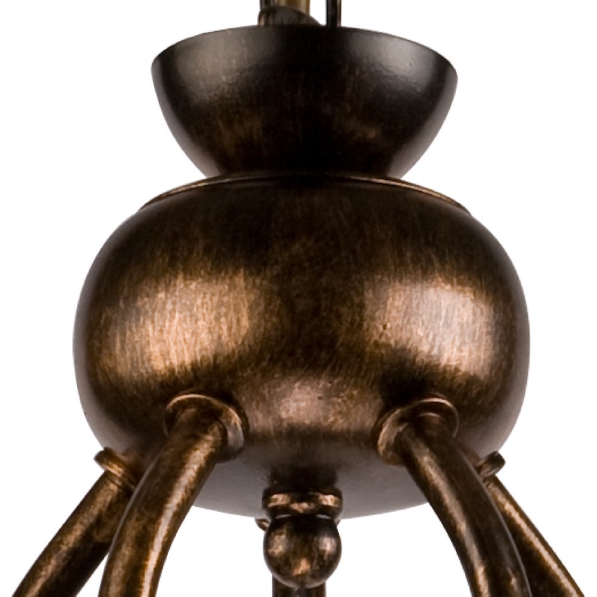 Polилей на верига RETRO II 5xE27/60W/230V черна патина