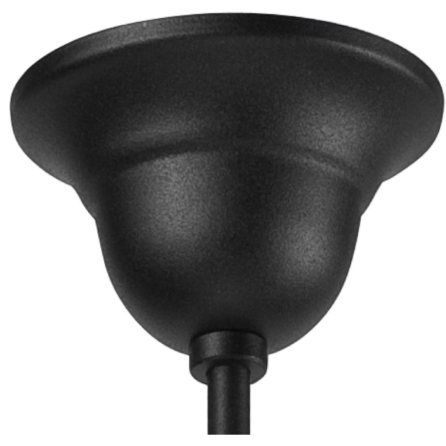 Полилей на верига RETRO II 5xE27/60W/230V матово черно