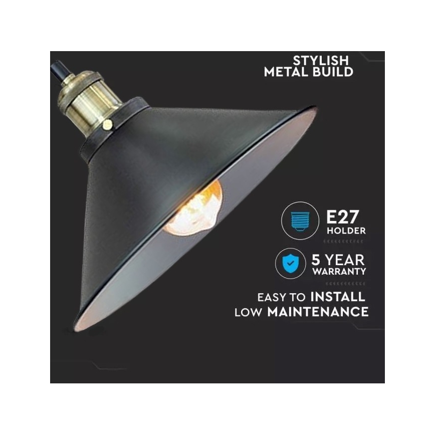Полилей на верижка 1xE27/60W/230V