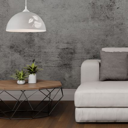 Полилей на верижка 1xE27/60W/230V листа