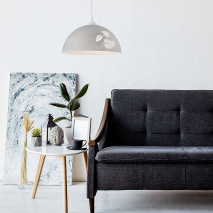 Полилей на верижка 1xE27/60W/230V листа