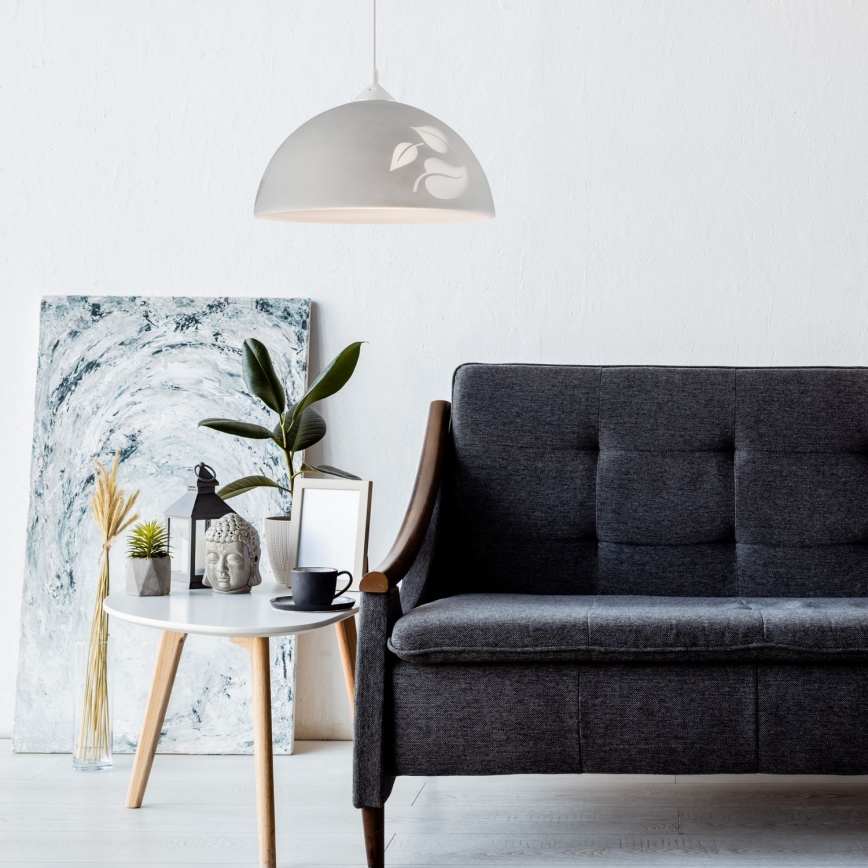 Полилей на верижка 1xE27/60W/230V листа