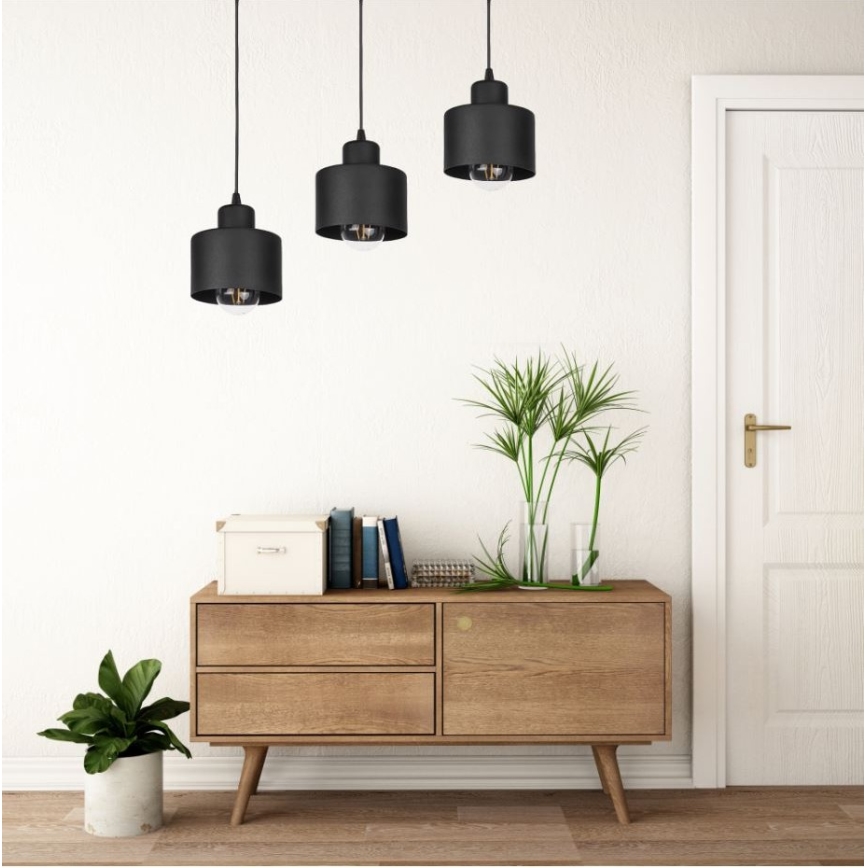 Полилей на верижка BODO 3xE27/60W/230V