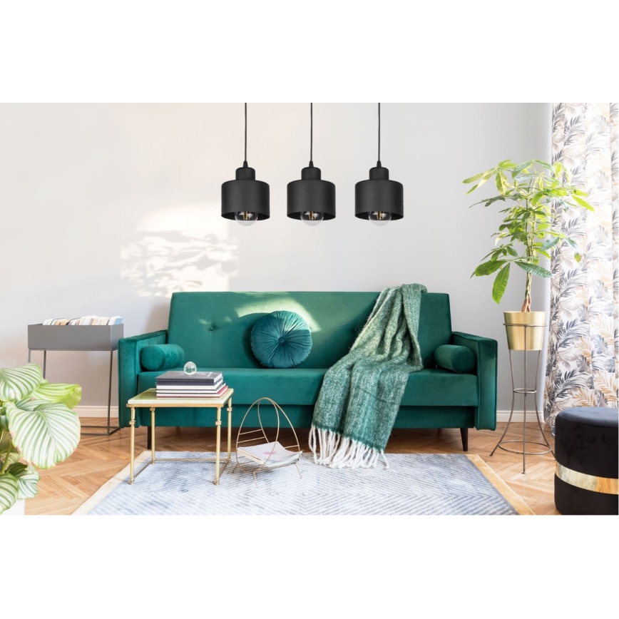 Полилей на верижка BODO 3xE27/60W/230V