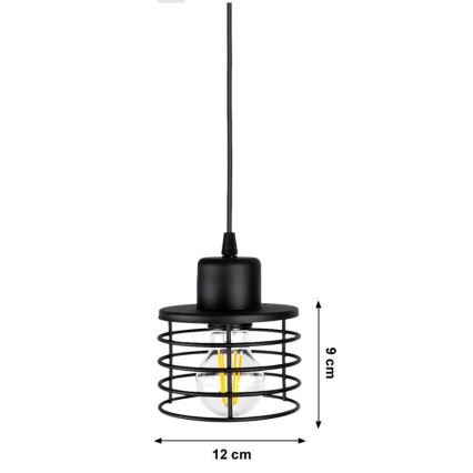 Полилей на верижка BONOX 1xE27/60W/230V