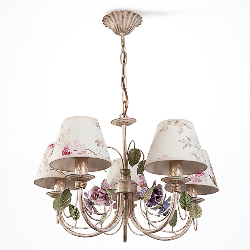 Полилей на верижка CAMELLIA 5XE14/40W/230V 47 cm