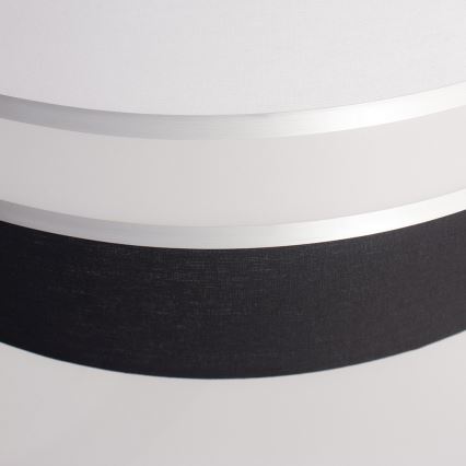 Полилей на верижка CORAL 1xE27/60W/230V чернобяла