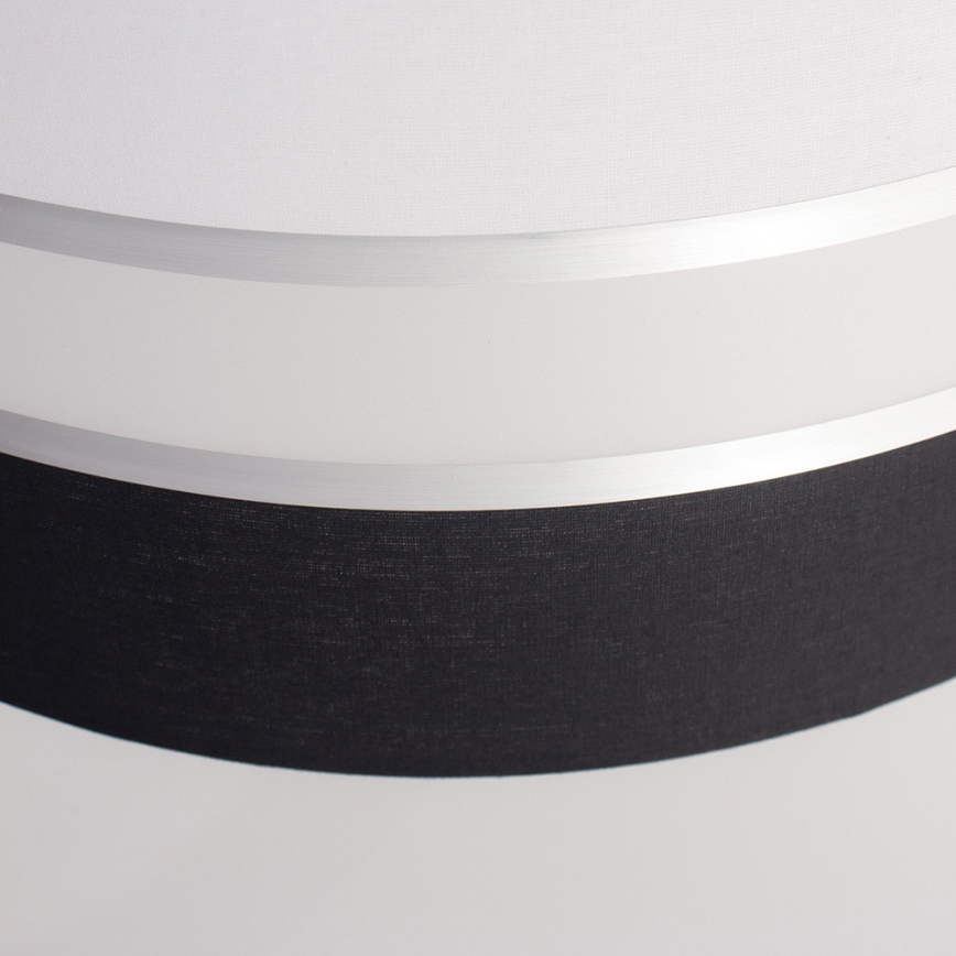 Полилей на верижка CORAL 1xE27/60W/230V чернобяла