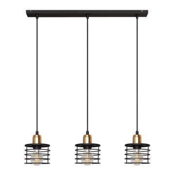 Полилей на верижка EDISON 3xE27/15W/230V