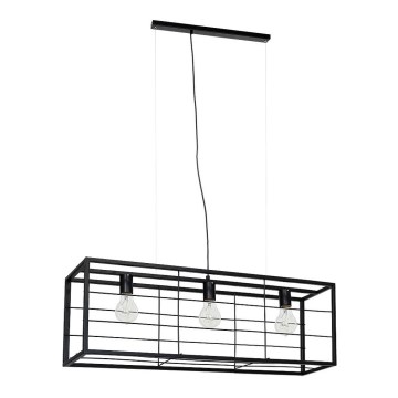 Полилей на верижка FRAME 3xE27/60W/230V