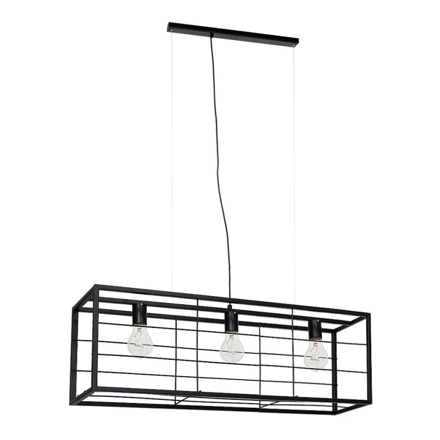 Полилей на верижка FRAME 3xE27/60W/230V