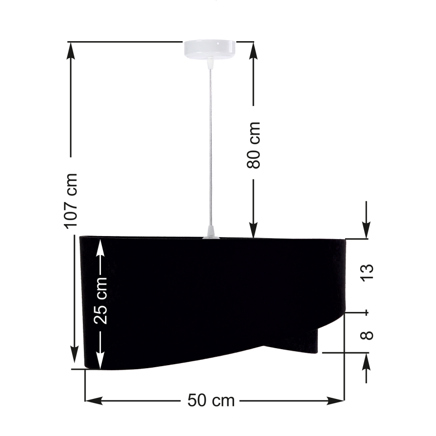 Полилей на верижка GALAXY 1xE27/60W/230V
