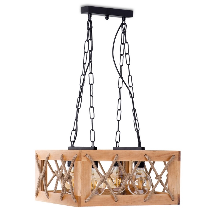 Полилей на верижка GRANGE 4xE27/60W/230V